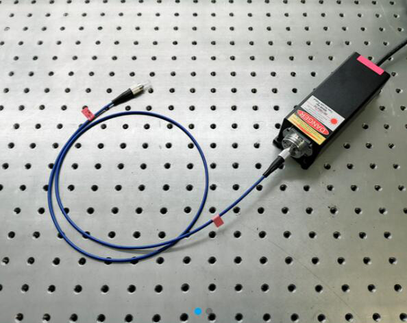 405nm 1~100mW Blue-violet Fiber Laser Source SM Fiber Lab Laser System